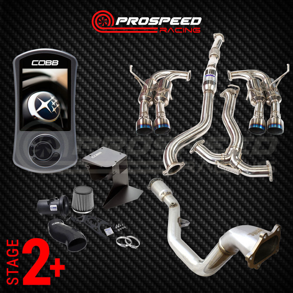 Stage 2+ Pack: Cobb Accessport/SF Intake/Invidia R400 Turbo Back - Subaru WRX 11-14/STI 08-14 (Sedan