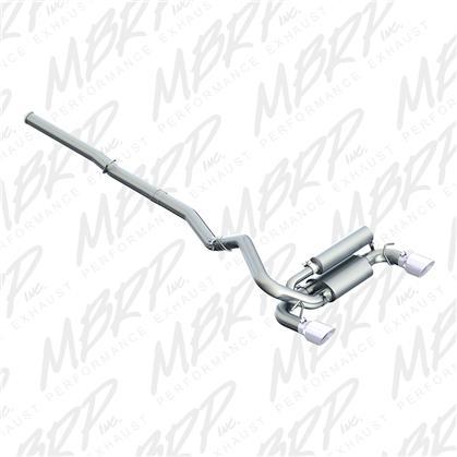 MBRP 3" Aluminized Dual Outlet Cat-Back Exhaust - Ford Focus RS LZ 16-17 S4203AL | Pro Speed Racing