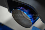 MBRP 3" Stainless Steel Cat Back Exhaust w/Dual Split Burnt Blue Tips