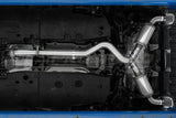 MBRP 3" Stainless Steel Cat Back Exhaust w/Dual Split Burnt Blue Tips