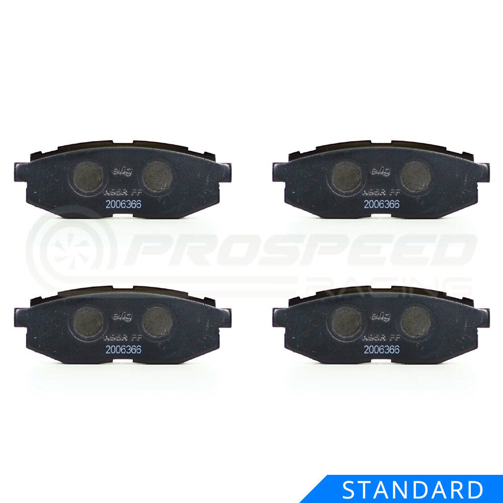 Elig Street N95B Rear Brake Pads - Subaru WRX 15-21/Liberty GT 10-14/Forester 13-18/BRZ 12-21, 22+/8