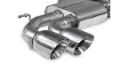 Scorpion Resonated Non-Valved Cat Back Exhaust System w/Daytona Tips