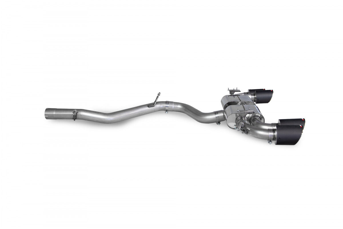 Scorpion Non-Resonated Valved Cat Back Exhaust System w/Ascari Tips