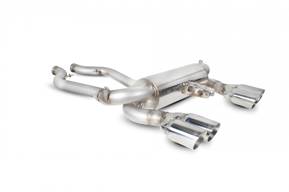Scorpion Exhausts Non-Resonated Axle Back Exhaust - BMW M3 E90/E92 SBMB062 | Pro Speed Racing
