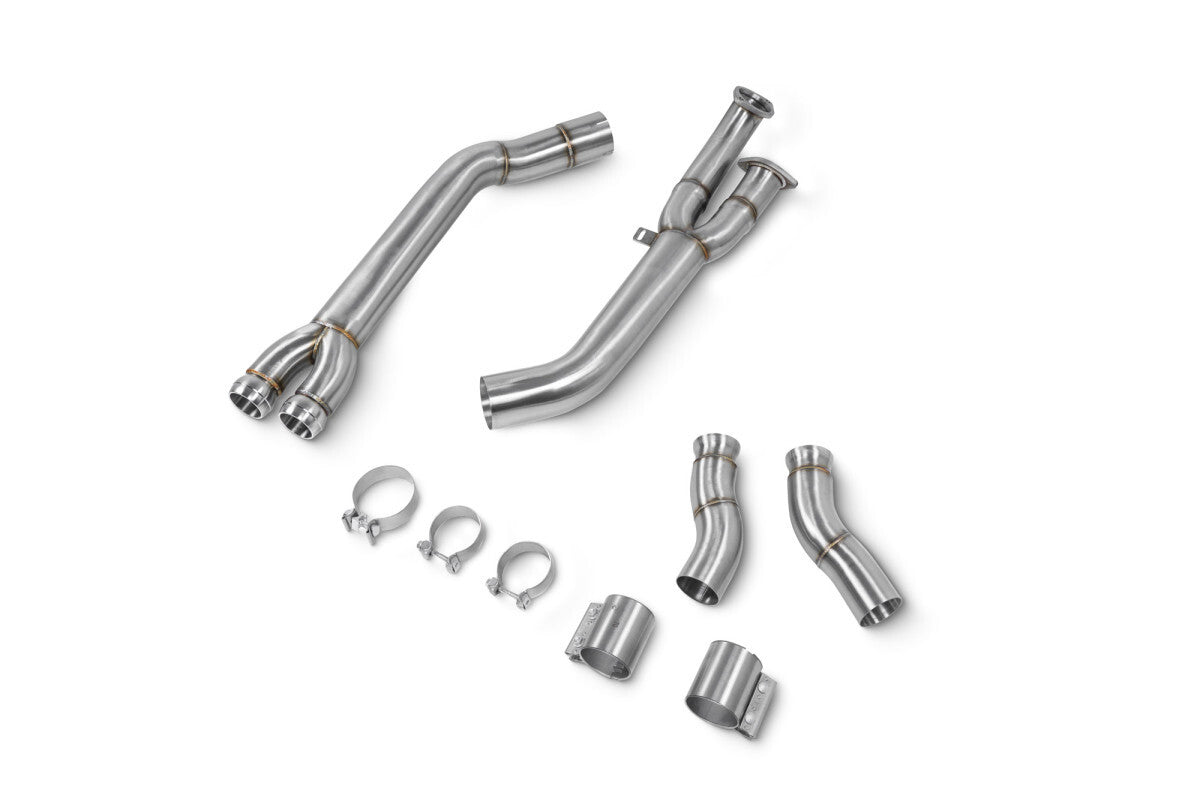 Scorpion Exhausts Single Mid Pipe w/Tunnel Brace