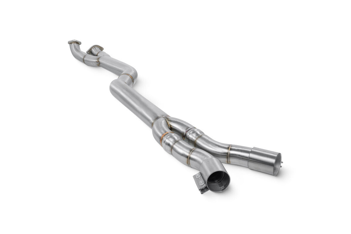 Scorpion Exhausts Single Mid Pipe w/Tunnel Brace - BMW M3 G80 G81/M4 G82 (Non-GPF) SBMMP101