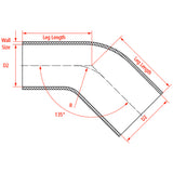 Raceworks Silicone Reducer Elbow Blue