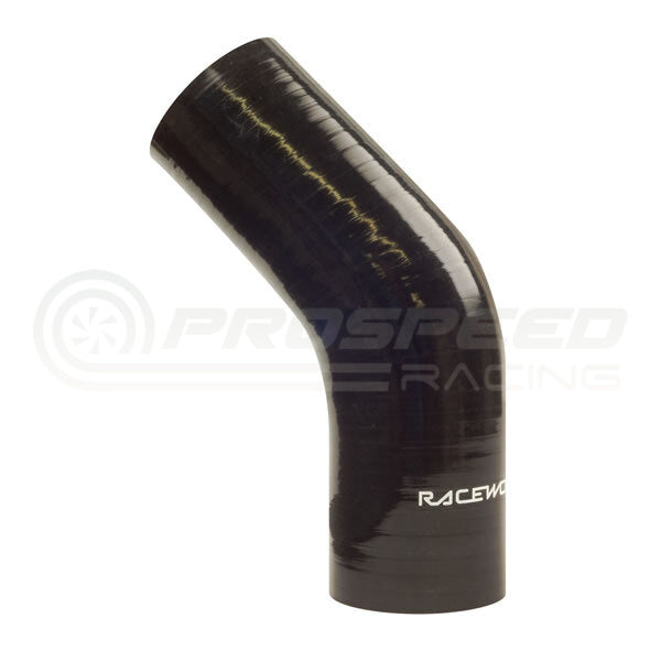 Raceworks Silicone Elbow Black