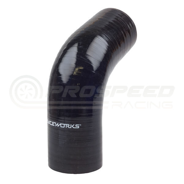 Raceworks Silicone Elbow Black