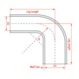 Raceworks Silicone Reducer Elbow Black