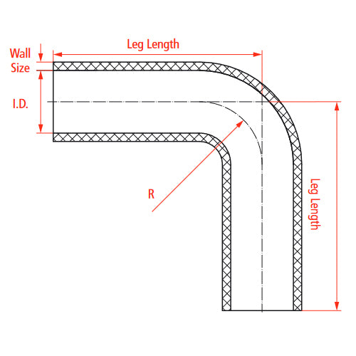 Raceworks Silicone Elbow Blue