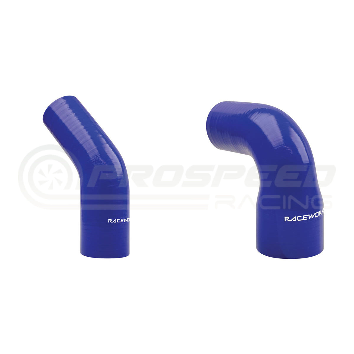 Raceworks Silicone Reducer Elbow Blue SHE-R-BE | Pro Speed Racing