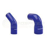 Raceworks Silicone Reducer Elbow Blue SHE-R-BE | Pro Speed Racing