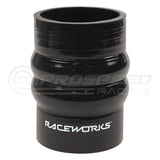 Raceworks Double Hump Silicone Hose Black