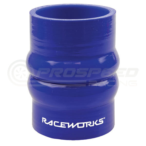 Raceworks Double Hump Silicone Hose Blue