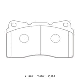 MSB Brake Pad Shim Kit