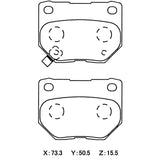 MSB Brake Pad Shim Kit