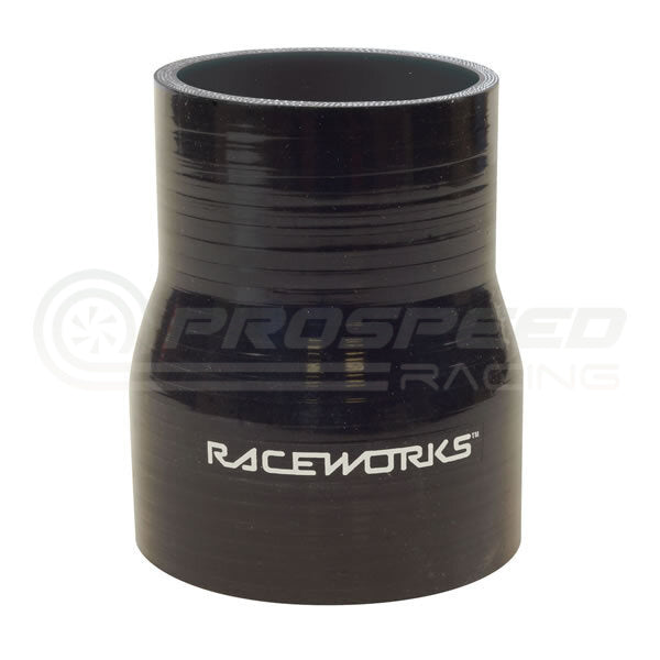 Raceworks Straight Silicone Hose Reducer Black