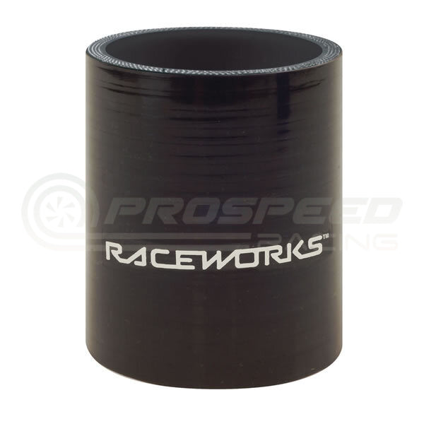 Raceworks Straight Silicone Hose Coupler Black