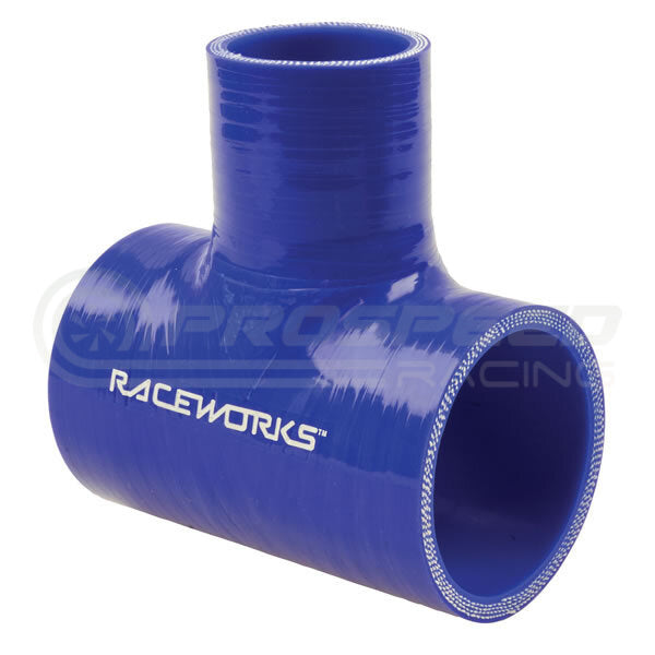 Raceworks Silicone Hose Tee Blue
