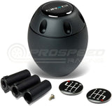 NRG Type-M Style Shift Knob Universal Matte Black 6 Speed SK-150BK | Pro Speed Racing