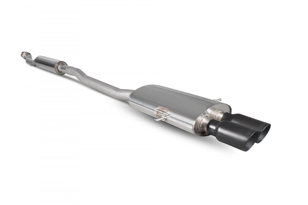 Resonated Cat Back Exhaust System w/Twin Tips