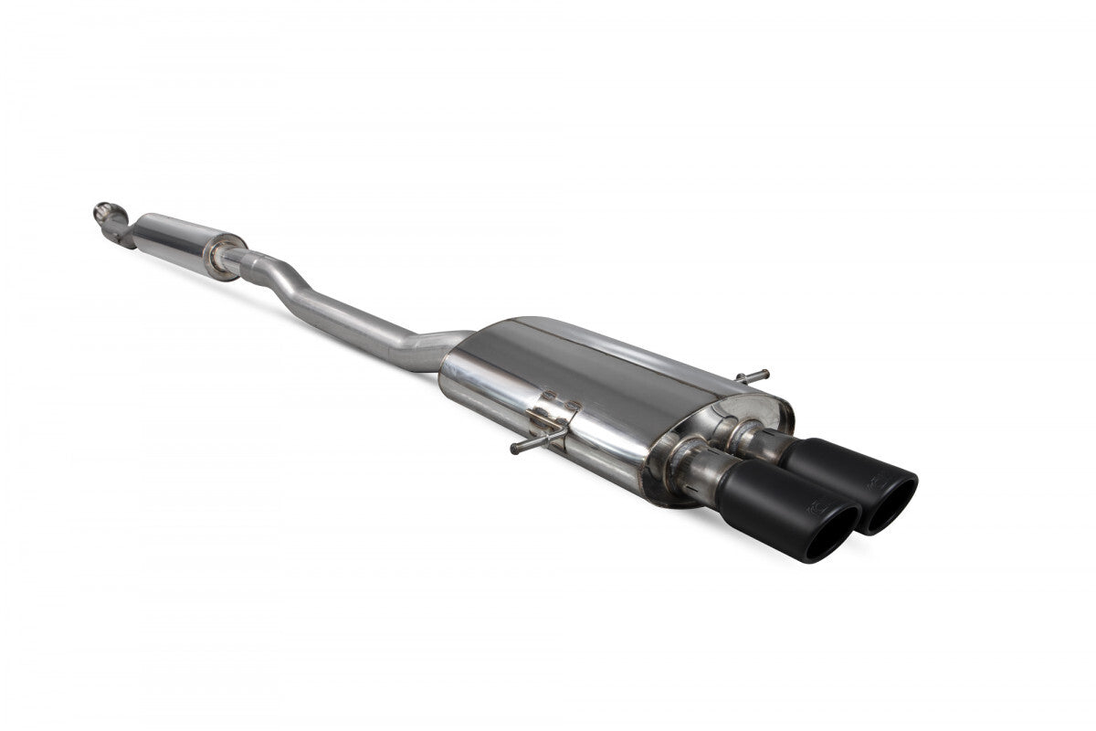 Resonated Cat Back Exhaust System w/Twin Tips