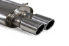 Resonated Cat Back Exhaust System w/Twin Tips
