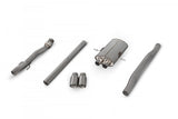 Non-resonated Cat Back Exhaust System w/Twin Tips