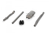 Non-resonated Cat Back Exhaust System w/Twin Tips