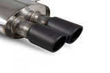 Non-resonated Cat Back Exhaust System w/Twin Tips