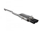 Non-resonated Cat Back Exhaust System w/Twin Tips