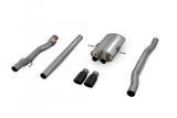 Non-resonated Cat Back Exhaust System w/Twin Tips