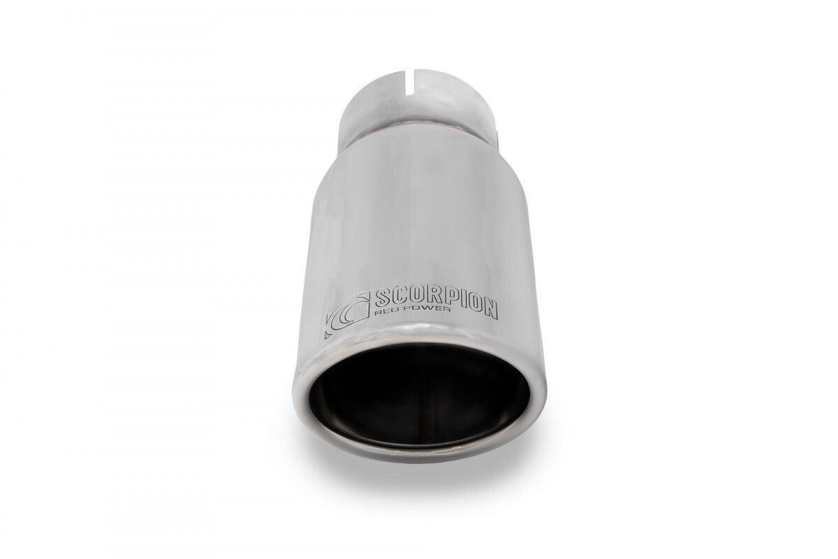Non-resonated Cat Back Exhaust System w/Twin Tips