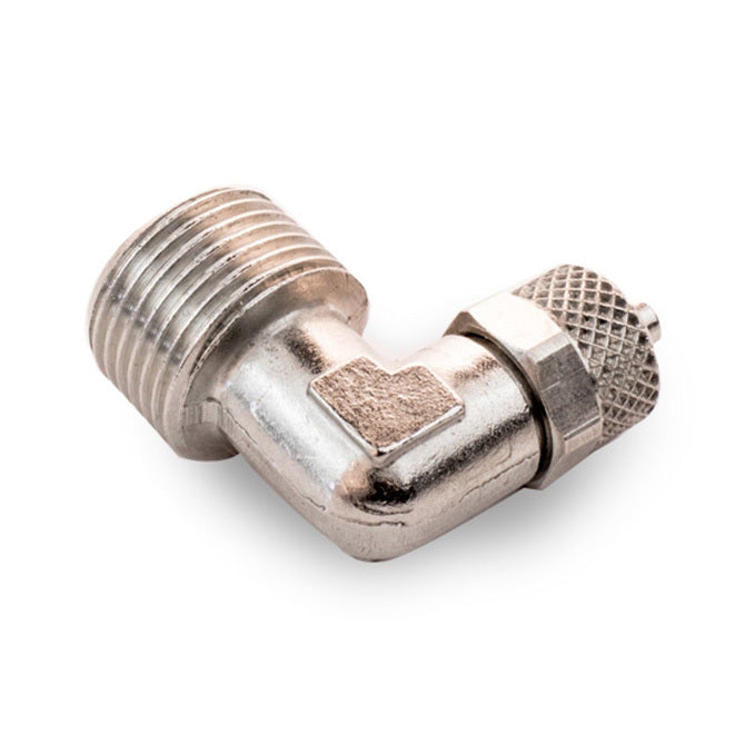 Snow Performance 3/8" NPT to 1/4" Quick Connect Fitting - 90 Degree