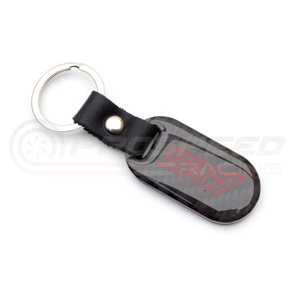 STI Genuine Carbon Fibre Keyring SOA342L156 | Pro Speed Racing