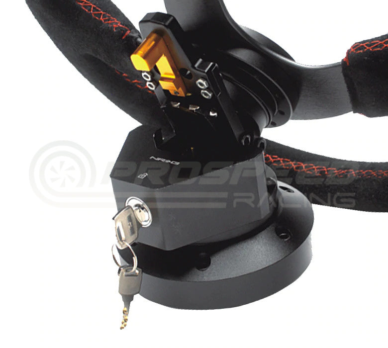 NRG Steering Wheel Quick Tilt Adaptor Silver