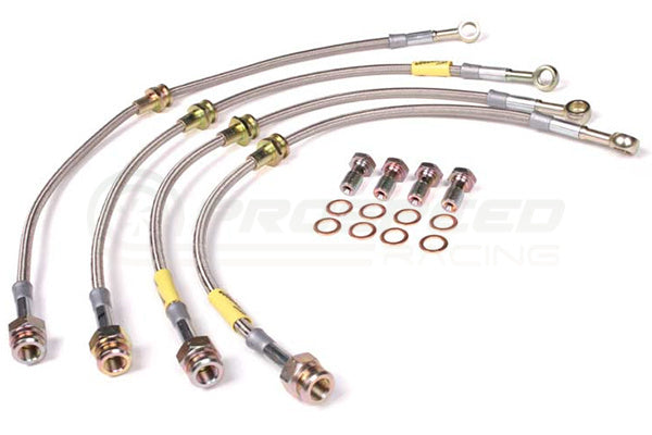 Goodridge braided brake lines F&R suit Subaru Liberty GT BL/BP 04-09 G-KTSU0102-6 | Pro Speed Racing