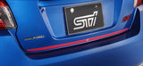 STI Genuine Trunk Lid Garnish Cherry Red