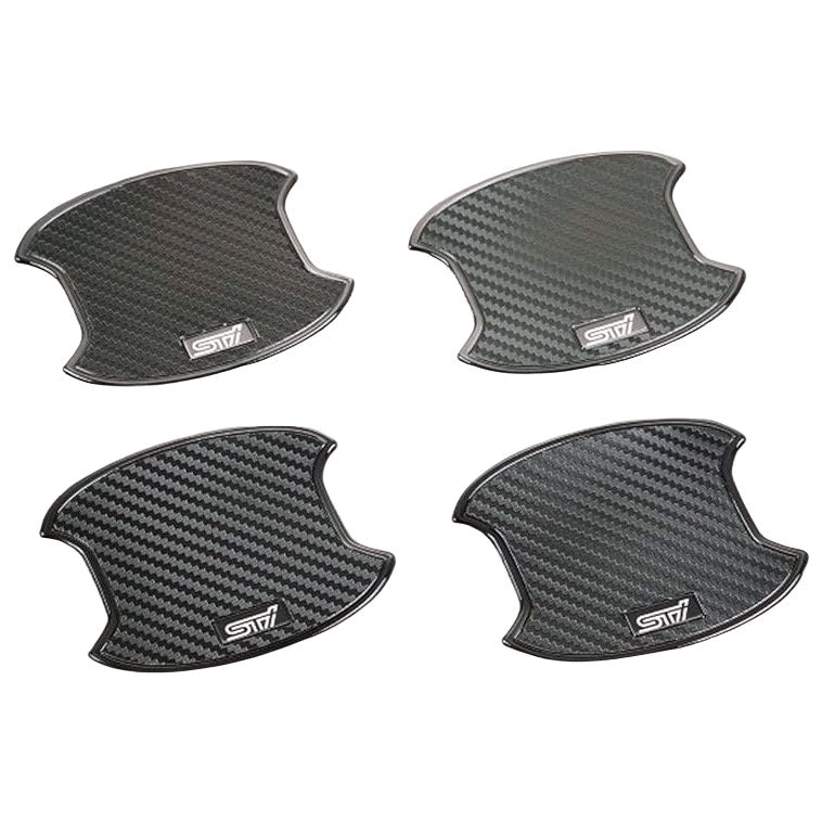 STI Door Handle Protectors Carbon Look Set of 4