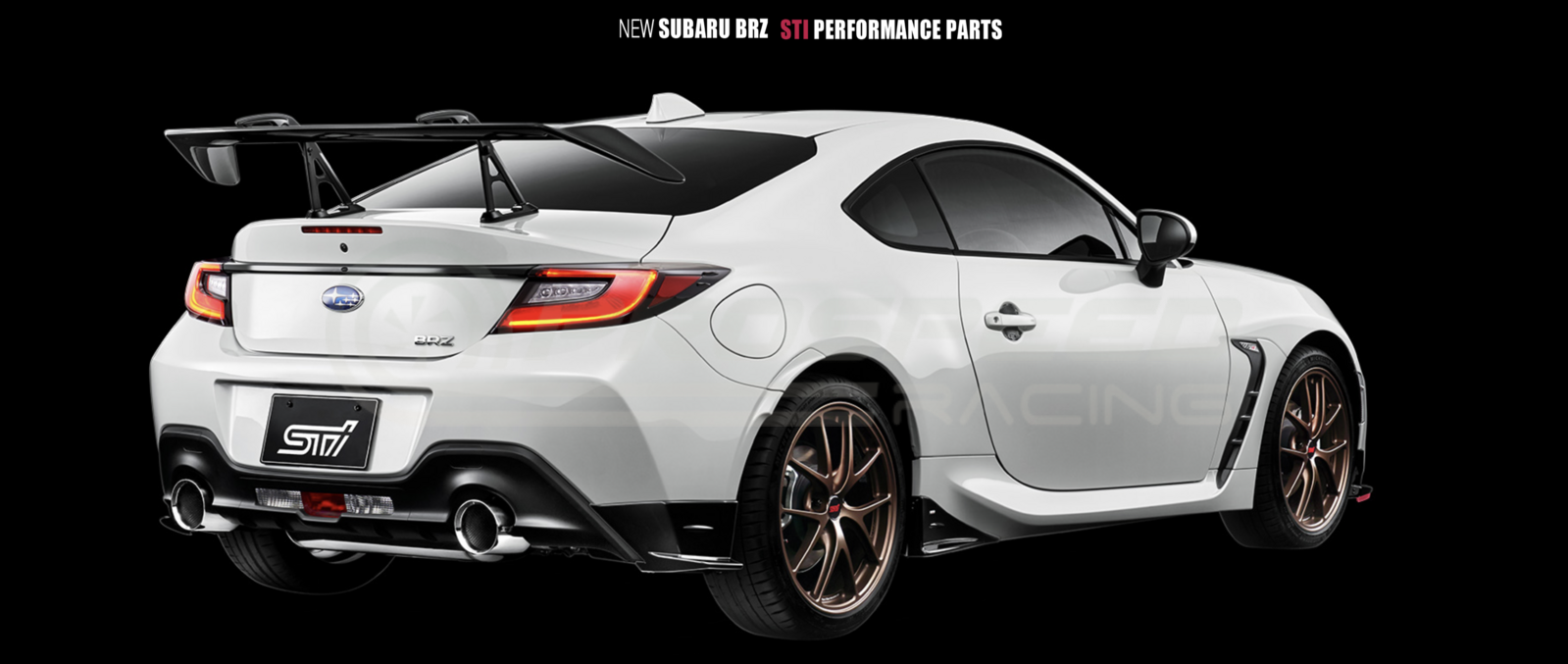 Subaru STI Dry Carbon rear Spoiler suit 2022 BRZ ZD8