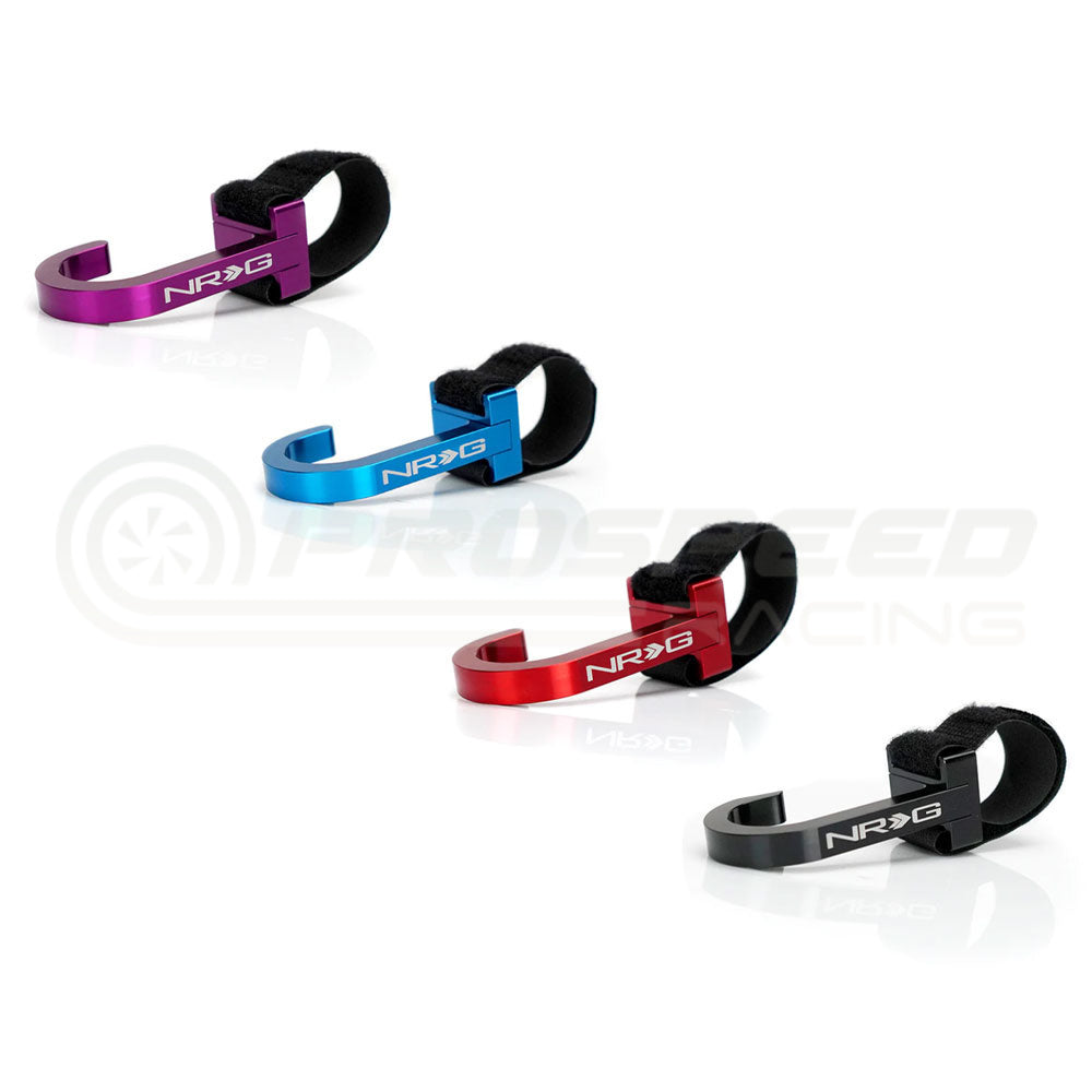 NRG CNC Aluminium Steering Wheel Hook - Universal STR-100BK STR-100RD STR-100PP STR-100BL | PSR