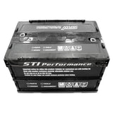STI Genuine Folding Workshop Container Black - 50 Litres STSG17100160 | Pro Speed Racing