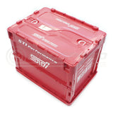 STI Genuine Folding Workshop Storage Crate Container Cherry Red - 20 Litres