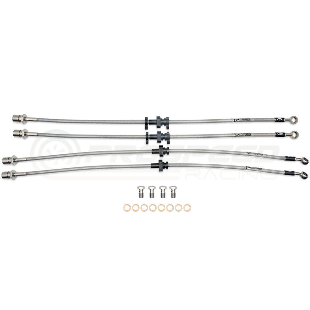 HEL Performance Stainless Braided Brake Lines Subaru WRX/STI GC8 94-00 SUB-4-011 | Pro Speed Racing