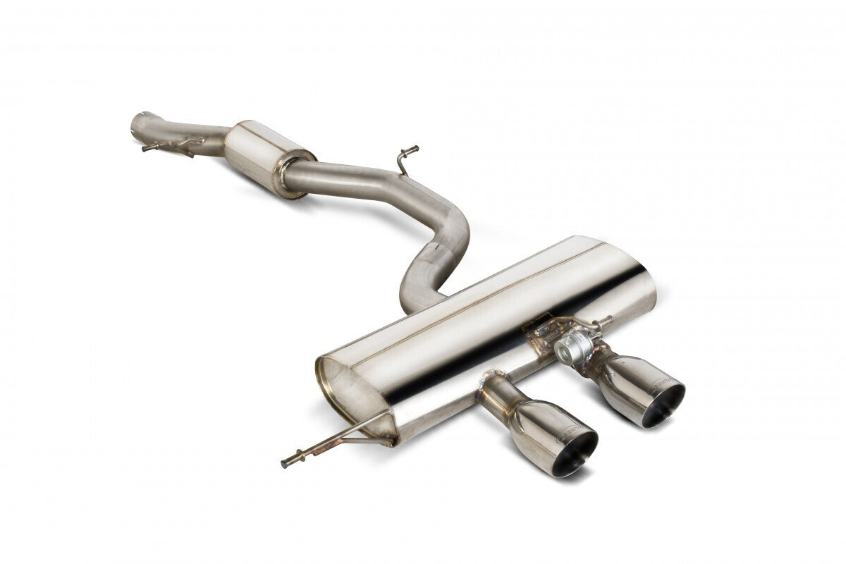 Scorpion Exhausts Valved Non-Resonated Cat Back Exhaust w/Polished Tips - VW Golf R Mk6 SVWS038