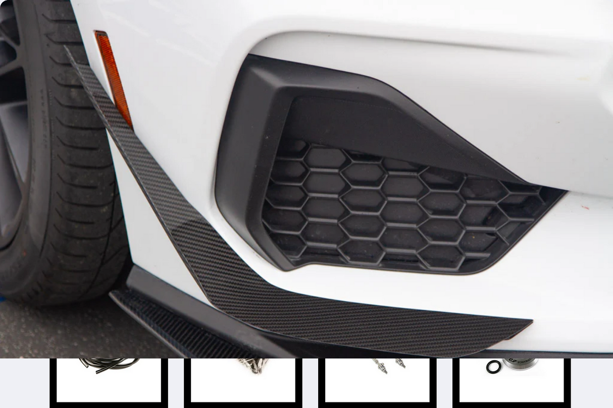APR Performance Carbon Fibre Front Bumper Canards