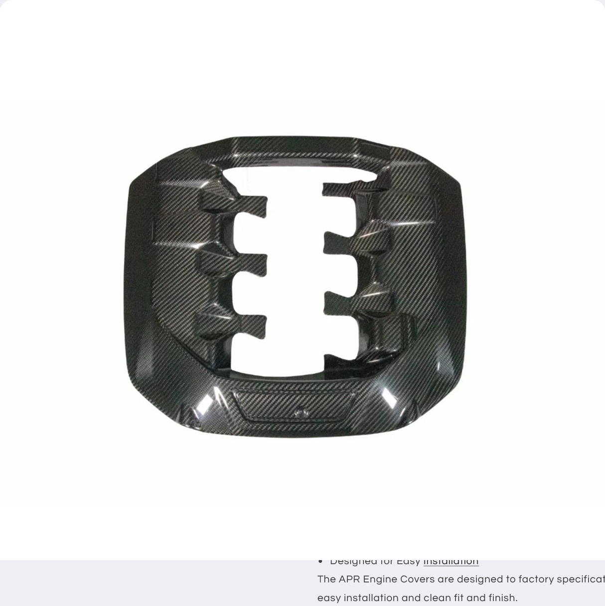 APR Performance Carbon Fibre Engine Cover