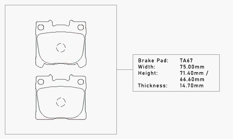 Elig Titanium Brake Pad Shims Set