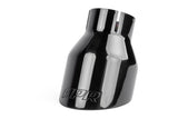 APR Double-Walled 4" Slash-Cut Tips Polished Diamond Black